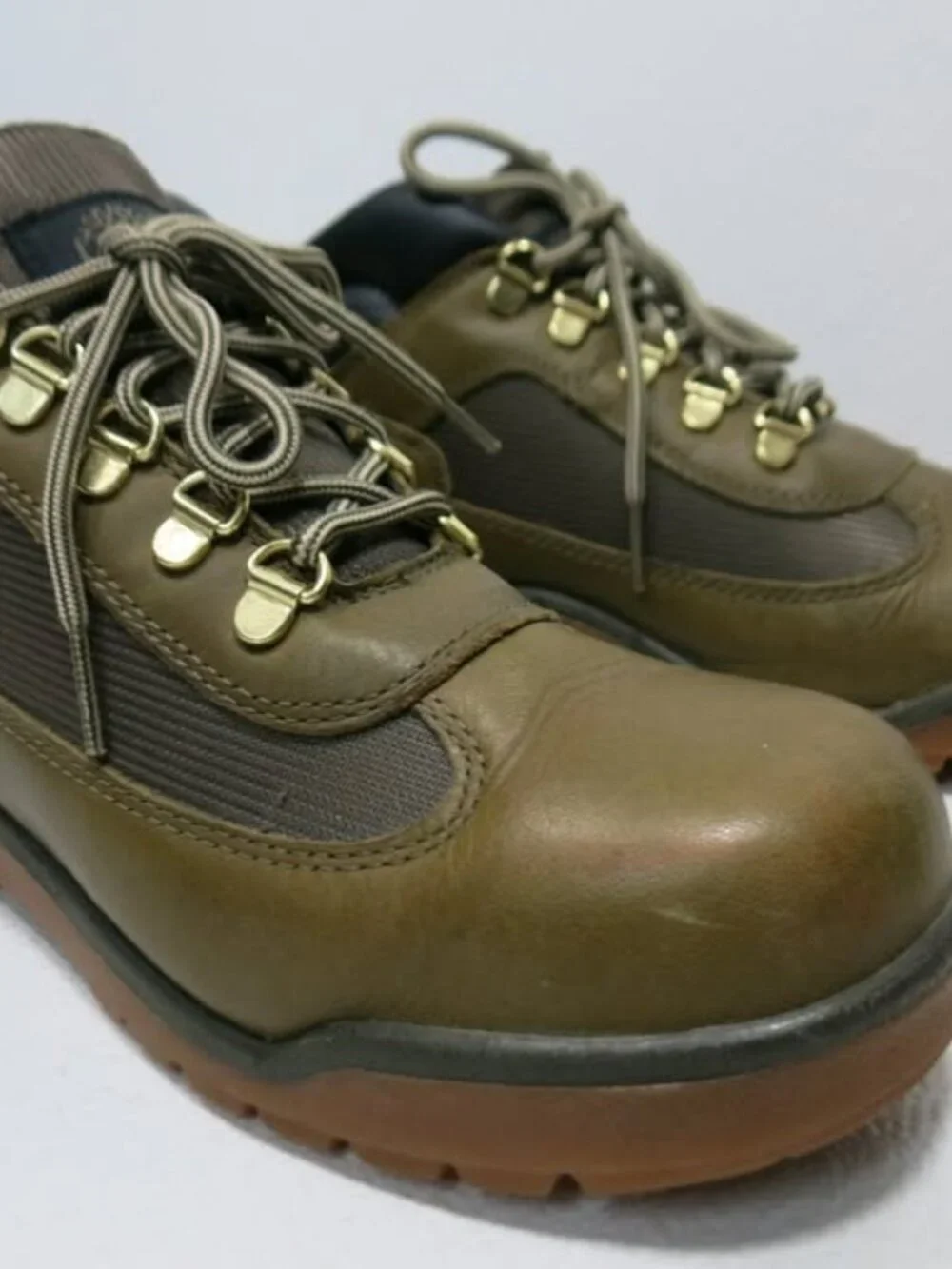 Timberland 38936M 5754 Boy's Leather Canvas Hiking Boots Footwear Shoes 6.5 M